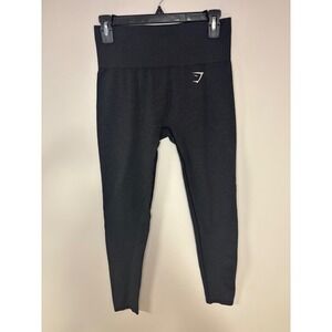 Gymshark Vital Seamless High‎ Waisted Leggings Athletic Gym Workout Dark Gray